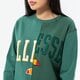 dámska mikina ELLESSE MIKINA MENO SWEATSHIRT DGREEN sgp15917502 farba zelená