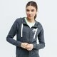 dámska mikina NIKE MIKINA W NSW GYM VNTG HOODIE FZ 883729060 farba tmavomodrá