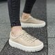 dámske tenisky (obuv) PUMA SUEDE PLATFORM RUGGED WN'S 36583002 farba béžová