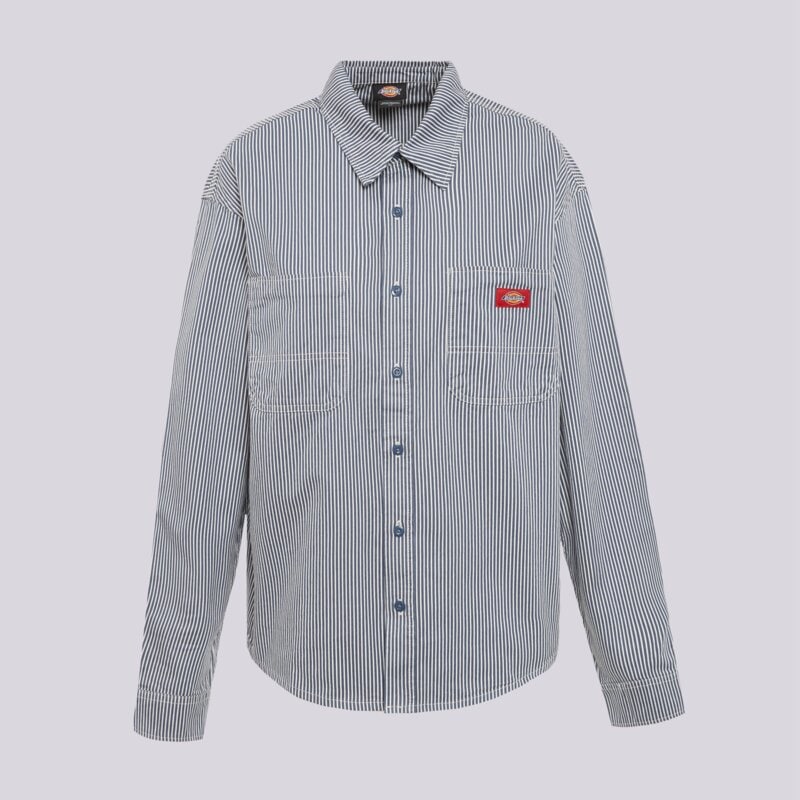 DICKIES HICKORY WORK SHIRT LS