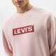pánska mikina LEVI'S MIKINA T3 RELAXED GRAPHIC CREW 39134-0028 farba ružová