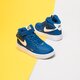 detské tenisky (obuv) NIKE AIR FORCE 1 MID SE  fj2895-400 farba modrá