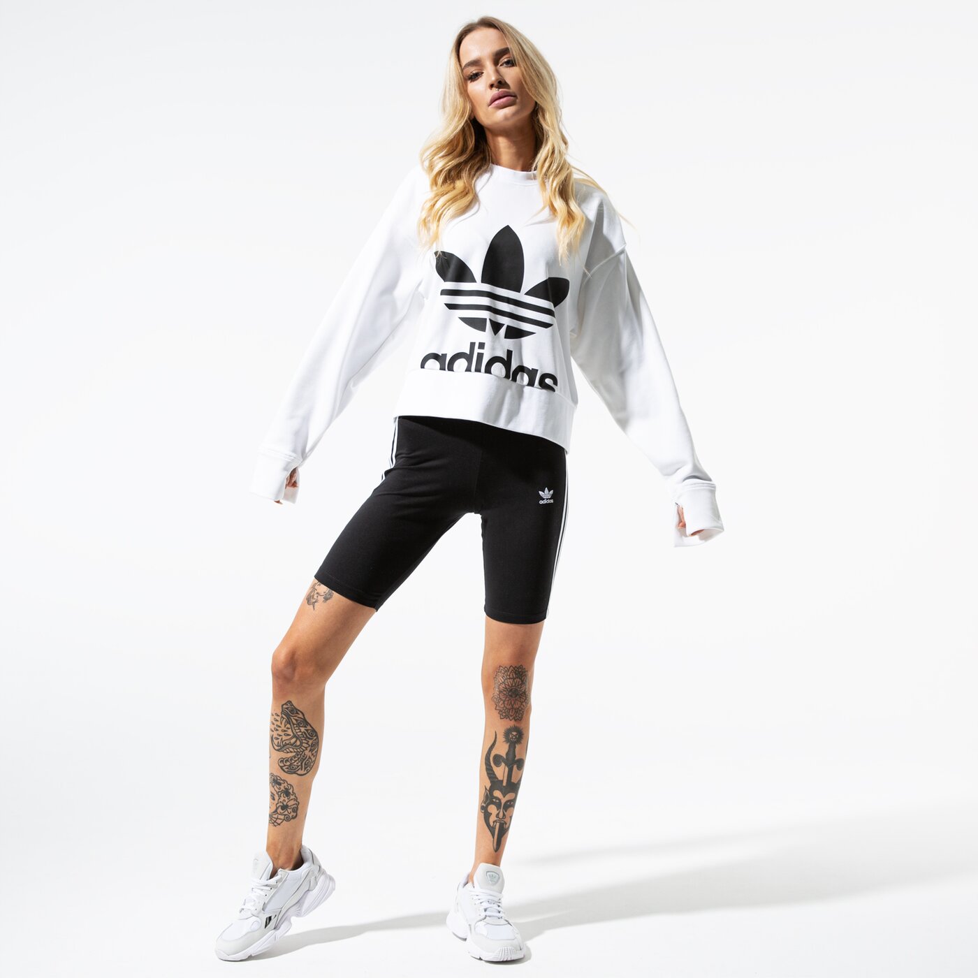 dámska mikina ADIDAS MIKINA BELLISTA SWEATER ec5777 farba biela