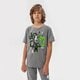 detské tričko JORDAN TRIČKO JUMBLE AIR TIME SS TEE BOY 95b238-geh farba sivá