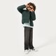 detské tričko ADIDAS BUNDA PADDED JACKET BOY hk0386 farba zelená