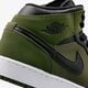 detské tenisky (obuv) AIR JORDAN 1 MID BG 554725-301 farba zelená