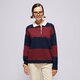 dámska mikina LEVI'S SVETER IVY LEAGUE STRIPED SWEATER REDS a8504-0001 farba bordová