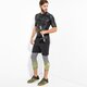 pánske nohavice UNDER ARMOUR LEGGINGS HG ARMOUR COMP GRAPHIC 3/4 1298232-041 farba sivá