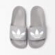 dámske šľapky ADILETTE LITE SLIDES fu7592 farba sivá