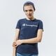 dámske tričko CHAMPION TRIČKO CREWNECK TRIČKO 113223bs501 farba tmavomodrá