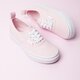 detské skate obuv VANS UY AUTHENTIC ELASTIC LACE va38h4q1c farba ružová