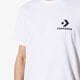 pánske tričko CONVERSE TRIČKO SSLEFT CHEST STAR CHEVRON TEE 10007886-a04 farba biela