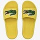 pánske šľapky LACOSTE CROCO SLIDE 120 2 US 739cma0062p1g farba žltá
