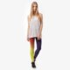 dámske nohavice NIKE NOHAVICE  RU PRINTED LEGING 653963612 farba fialová