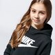 detská mikina NIKE MIKINA S KAPUCŇOU SPORTSWEAR bv2717-010 farba čierna