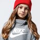 detská mikina NIKE MIKINA S KAPUCŇOU G NSW PE PULLOVER bv2717-091 farba sivá