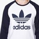 pánska mikina ADIDAS BLUZKA TREFOIL LS TEE ay7804 farba biela