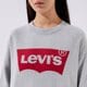 dámska mikina LEVI'S MIKINA GRAPHIC STANDARD CREW 18686-0012 farba sivá