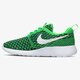 dámske tenisky (obuv) NIKE WMNS ROSHE ONE FLYKNIT 704927305 farba zelená