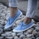 dámske tenisky (obuv) LACOSTE LANCELLE LACE 3 EYE 216 2 731spw00451k6 farba modrá