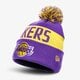 detská čiapka NEW ERA ČIAPKA ZIMNÁ TEAM TONAL KNIT LOSLAK OTC 12040200 farba fialová