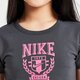 detské tričko NIKE TRIČKO G NSW TREND BABY TEE GIRL fv5308-060 farba sivá