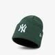 pánska čiapka NEW ERA ČIAPKA LE BEANIE NYY GRN 60292605 farba zelená