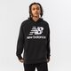 pánska mikina NEW BALANCE MIKINA S KAPUCŇOU CORE OVERHEAD HOODIE mt03558bk farba čierna