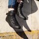 dámske tenisky (obuv) CONVERSE CHUCK TAYLOR ALL STAR BREA LEATHER 549583c farba čierna