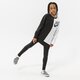 detská mikina NIKE MIKINA G NSW BF CREW DNC GIRL dv0347-010 farba čierna