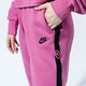 dámske nohavice NIKE NOHAVICE  W NSW ICN CLSH FLC PANT BB cj2036-691 farba ružová