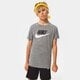 detské tričko NIKE TRIČKO NIKE SPORTSWEAR BOY ar5252-091 farba sivá