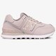dámske tenisky (obuv) NEW BALANCE WL574CLH wl574clh farba ružová