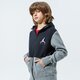 detská mikina JORDAN MIKINA S KAPUCŇOU JUMPMAN AIR FLEECE FZ 957583-k6n farba sivá