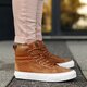 dámske tenisky (obuv) VANS UA SK8-HI 46 MTE DX va3dq5ogtw farba hnedá