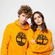 pánska mikina TIMBERLAND MIKINA S KAPUCŇOU YC CORE TREE LOGO LOGO PULL OVE tb0a2bjhar81 farba horčicová