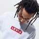 pánske tričko LEVI'S TRIČKO BOXTAB GRAPHIC TEE 85785-0000 farba biela