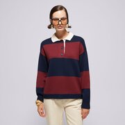 LEVI'S SVETER IVY LEAGUE STRIPED SWEATER REDS