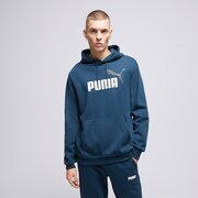PUMA MIKINA S KAPUCŇOU CORE LL HD MARINA BLUE