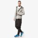 pánska mikina JORDAN MIKINA AIR FLEECE HOODY 688990063 farba sivá