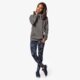 dámska mikina NIKE MIKINA CLUB FUNNEL HOODY 729297071 farba sivá