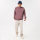 pánska mikina ADIDAS MIKINA ESSENTIAL CREW hj7991 farba hnedá