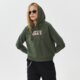 dámska mikina VANS MIKINA S KAPUCŇOU FLYING V FT BOXY HOODIE vn0a4bg37wj1 farba zelená