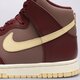 dámske tenisky (obuv) NIKE DUNK HIGH  dd1869-202 farba bordová