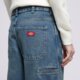 dámske nohavice DICKIES NOHAVICE  LOOSE TAPERED WORK JEANS W dk0a885jl231 farba modrá