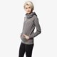 dámska mikina NIKE MIKINA CLUB FUNNEL HOODY 729297071 farba sivá