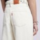 dámske nohavice LEVI'S NOHAVICE  CINCH BAGGY WORN IN 001up-0028 farba biela