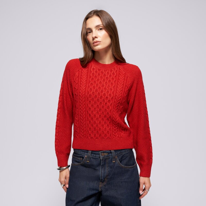 LEVI'S SVETER JOLIE CABLE CREWNECK SWEATER