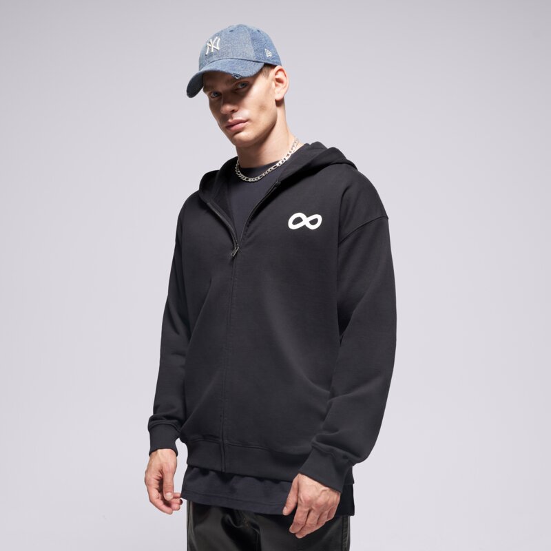 PROSTO MIKINA ZIP HOODIE INFINITY BLACK