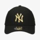 pánska šiltovka NEW ERA ČIAPKA TEAM CONTRAST 940 BLKGLD NEW YORK YANKEES BLK 60141921 farba čierna